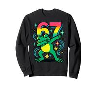 Grenouille Dabbing pour Enfants garçons Filles drôle Animal Danse 67 Meme Sweatshirt