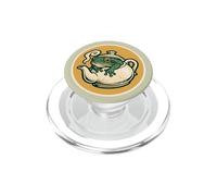Grenouille dans Une théière pour Les Amateurs de Grenouilles, Les Fans de cottagecore PopSockets PopGrip pour MagSafe