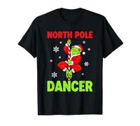 Grenouille Danseuse du Pôle Nord dans Le Père Noël drôle Humour de Noël T-Shirt