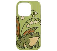 Grenouille des Bois Nature Story Muguet Printemps Coque pour iPhone 14 Pro