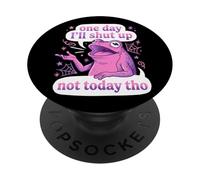 Grenouille Drôle Humour Sarcastique Citation PopSockets PopGrip Adhésif