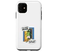 Grenouille Drôle Je Deviens Fou Humour Meme Coque pour iPhone 11