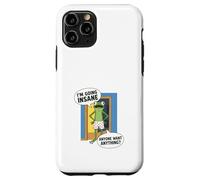 Grenouille Drôle Je Deviens Fou Humour Meme Coque pour iPhone 11 Pro