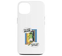 Grenouille Drôle Je Deviens Fou Humour Meme Coque pour iPhone 13