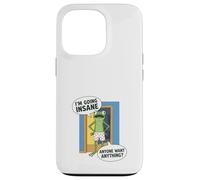 Grenouille Drôle Je Deviens Fou Humour Meme Coque pour iPhone 13 Pro