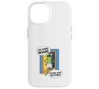 Grenouille Drôle Je Deviens Fou Humour Meme Coque pour iPhone 14
