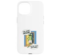 Grenouille Drôle Je Deviens Fou Humour Meme Coque pour iPhone 15