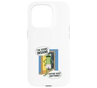 Grenouille Drôle Je Deviens Fou Humour Meme Coque pour iPhone 15 Pro