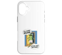 Grenouille Drôle Je Deviens Fou Humour Meme Coque pour iPhone 16 Plus