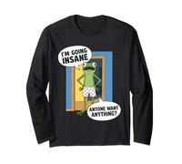 Grenouille Drôle Je Deviens Fou Humour Meme Manche Longue