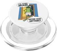 Grenouille Drôle Je Deviens Fou Humour Meme PopSockets PopGrip pour MagSafe