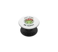 Grenouille drôle, ne Vous inquiétez Pas, Soyez Hoppy. Adorables Animaux Kawaii PopSockets PopGrip Adhésif