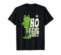 Grenouille drôle Nö Keine Lust Grenousche Keine Motivation T-Shirt