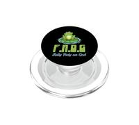 Grenouille entièrement comptez sur Dieu Classique - Foi chrétienne et Religion PopSockets PopGrip pour MagSafe