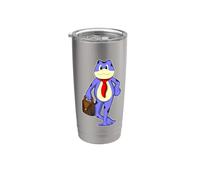 Grenouille Entrepreneur Mallette Gobelet isotherme en acier inoxydable double paroi