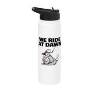 Grenouille équitation escargot We Ride at Dawn Stainless Steel Insulated Water Bottle