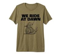 Grenouille Escargot We Ride at Dawn T-Shirt Haut de Gamme