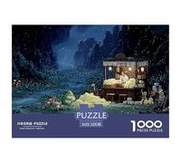 Grenouille et Voyageur Puzzle 3D en Papier 52x38cm/1000pcs, - Jeux Éducatifs pour Tous, Détente + Décoration, Cadeau Utile