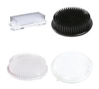 Grenouille fleurie à picots pour un style floral créatif avec base à ventouse conçue pour se fixer fermement aux récipients en verre, céramique ou métal poli (B)