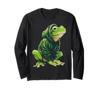 Grenouille Forêt Animal Lover Wildlife Cool Illustration Graphique Manche Longue
