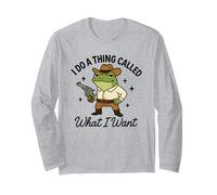 Grenouille Hors-la-Loi Cowboy Funny Western Humour Costume Design Manche Longue