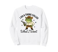 Grenouille Hors-la-Loi Cowboy Funny Western Humour Costume Design Sweatshirt