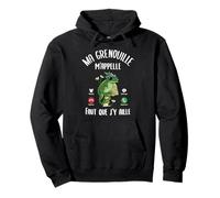 Grenouille Humour Drole Femme Fille Ma Grenouille m'appelle Sweat à Capuche