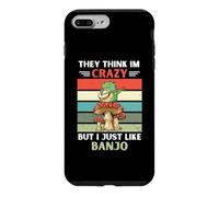 Grenouille, Ils pensent Que Je suis Folle mais J'aime Juste Le Banjo Coque pour iPhone 7 Plus/8 Plus