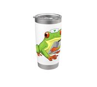Grenouille Infirmière Porte-bloc Gobelet isotherme en acier inoxydable double paroi