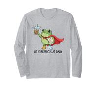 Grenouille introvertie surstimulée Nous hyperfocus à l'aube Manche Longue