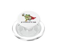 Grenouille introvertie surstimulée Nous hyperfocus à l'aube PopSockets PopGrip pour MagSafe