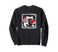 Grenouille Japonaise grincheuse pour la Saint-Valentin Sweatshirt