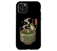 Grenouille Japonaise Matcha Tea Time Thé Vert Ukiyo-e Cottagecore Coque pour iPhone 11 Pro