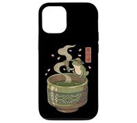 Grenouille Japonaise Matcha Tea Time Thé Vert Ukiyo-e Cottagecore Coque pour iPhone 12/12 Pro