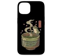 Grenouille Japonaise Matcha Tea Time Thé Vert Ukiyo-e Cottagecore Coque pour iPhone 13