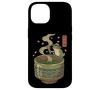 Grenouille Japonaise Matcha Tea Time Thé Vert Ukiyo-e Cottagecore Coque pour iPhone 14