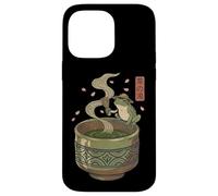 Grenouille Japonaise Matcha Tea Time Thé Vert Ukiyo-e Cottagecore Coque pour iPhone 14 Pro Max