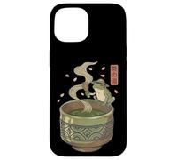 Grenouille Japonaise Matcha Tea Time Thé Vert Ukiyo-e Cottagecore Coque pour iPhone 15