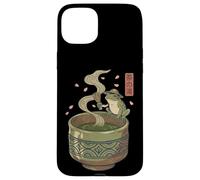 Grenouille Japonaise Matcha Tea Time Thé Vert Ukiyo-e Cottagecore Coque pour iPhone 15 Plus
