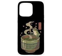 Grenouille Japonaise Matcha Tea Time Thé Vert Ukiyo-e Cottagecore Coque pour iPhone 15 Pro Max