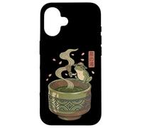 Grenouille Japonaise Matcha Tea Time Thé Vert Ukiyo-e Cottagecore Coque pour iPhone 16