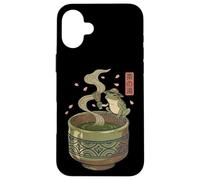 Grenouille Japonaise Matcha Tea Time Thé Vert Ukiyo-e Cottagecore Coque pour iPhone 16 Plus