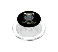 Grenouille Japonaise Samouraï Guerrier Ukiyo Toad Sensei Samouraï PopSockets PopGrip pour MagSafe