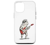 Grenouille Jouant de la Guitare Rock & Roll Grenouilles Coque pour iPhone 12/12 Pro