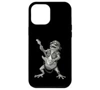Grenouille Jouant de la Guitare Rock & Roll Grenouilles Coque pour iPhone 12 Pro Max