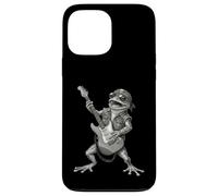 Grenouille Jouant de la Guitare Rock & Roll Grenouilles Coque pour iPhone 13 Pro Max