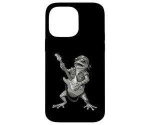 Grenouille Jouant de la Guitare Rock & Roll Grenouilles Coque pour iPhone 14 Pro Max