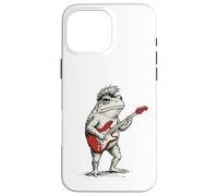 Grenouille Jouant de la Guitare Rock & Roll Grenouilles Coque pour iPhone 16 Pro Max