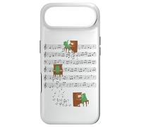 Grenouille Jouant du Piano Musique Amoureux de Grenouille Crapaud Crapaud Clef de Coque pour iPhone Air