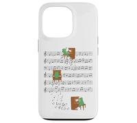 Grenouille Jouant du Piano Musique Amoureux de Grenouille Crapaud Crapaud Clef de Coque pour iPhone 13 Pro